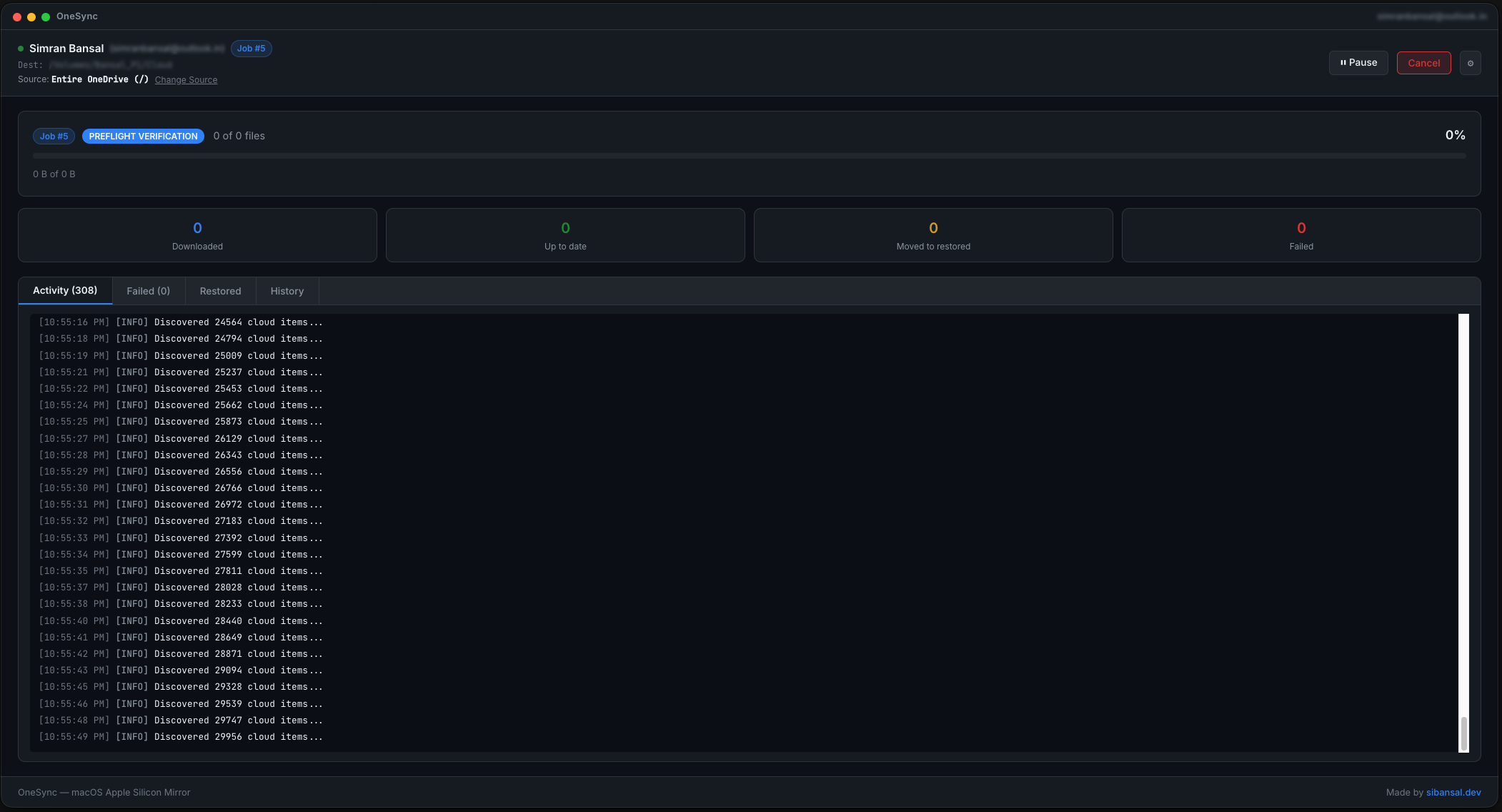 OneSync Active Sync Dashboard